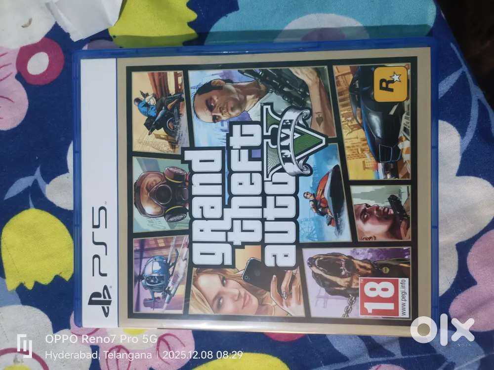 PS5 grand theft auto V5 disc