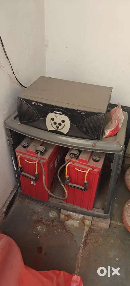 SuKam Inverter with 2 Exide Tubular Batteries 3 Year Warranty left