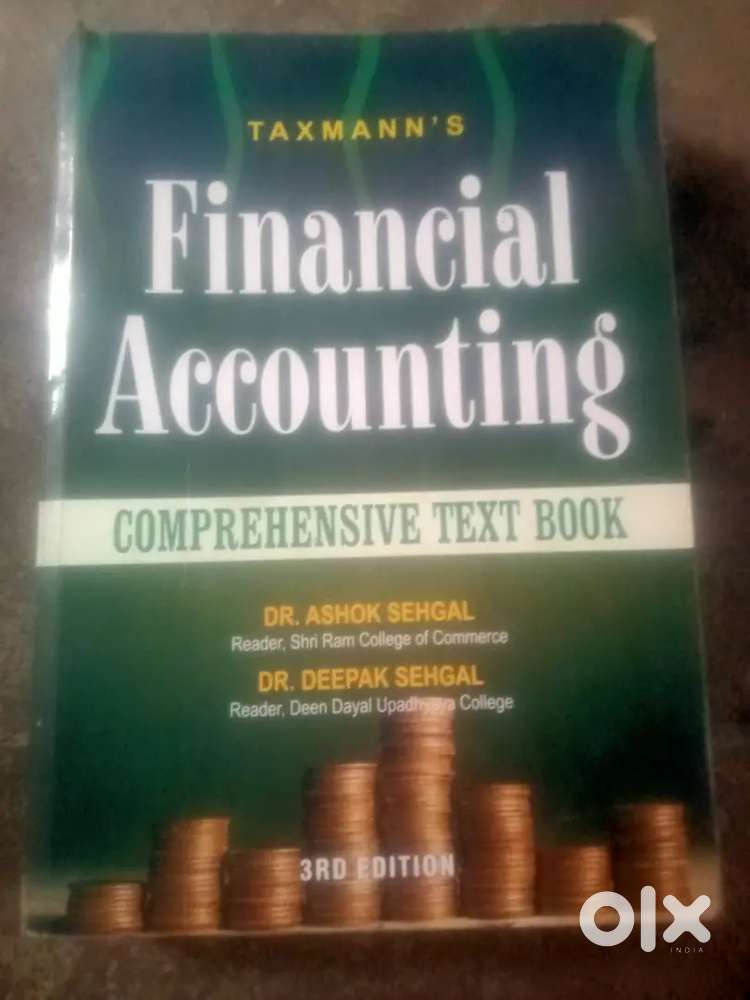 Financial Accounting comprehensive text book DR.ashok sehgal Reade 3rd