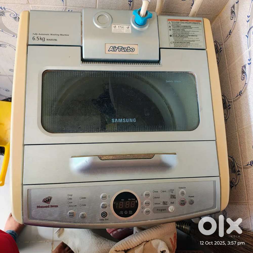 Samsung washing machine 6.5kg top load full automatic