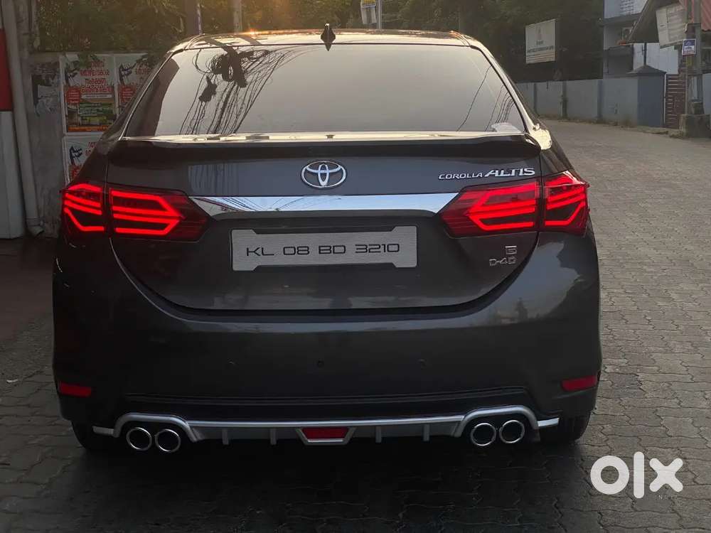 Corolla altis 2014 rear bumper diffuser