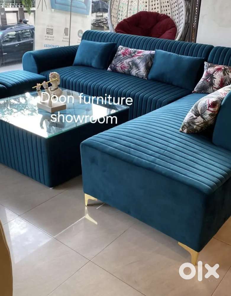 C green colour me sofa set