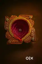 Designer diwali diya set (pack of 6)