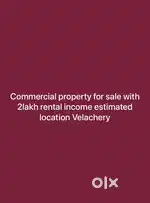 3024sqft land with commercial building for sale location Velachery