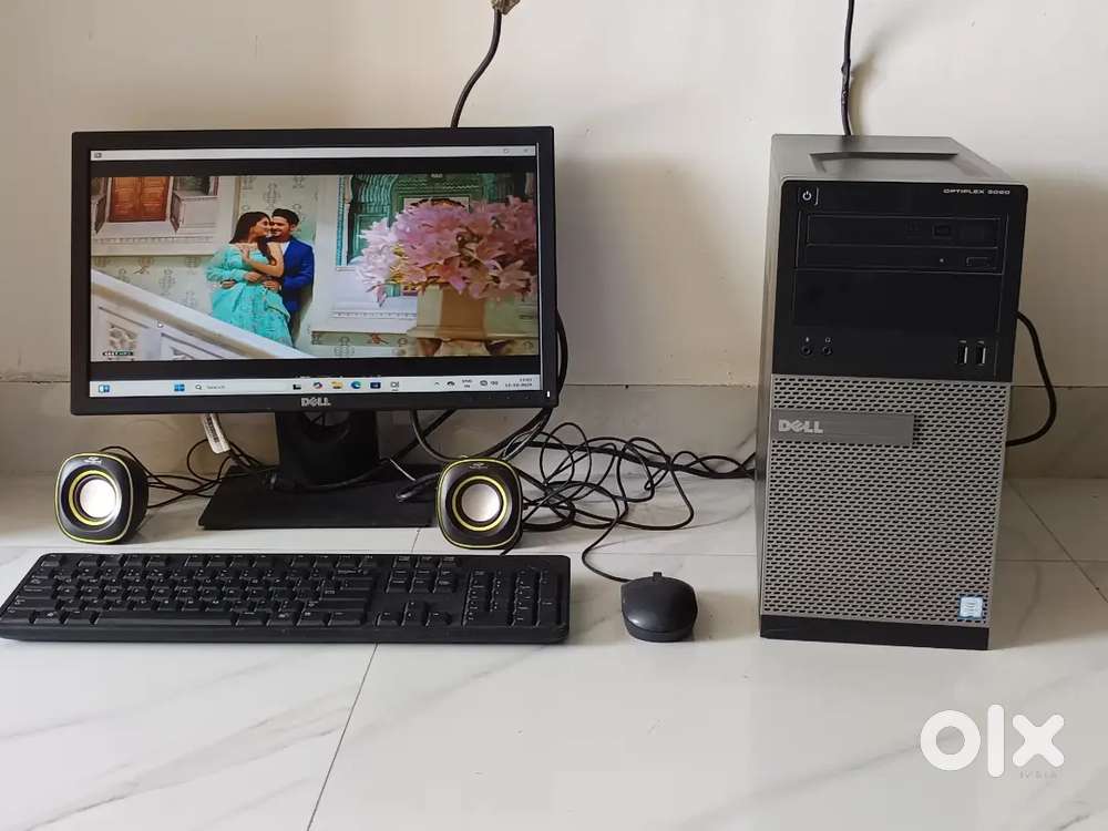 Dell intel core i7 desktop computer/256gb ssd/16gb ram