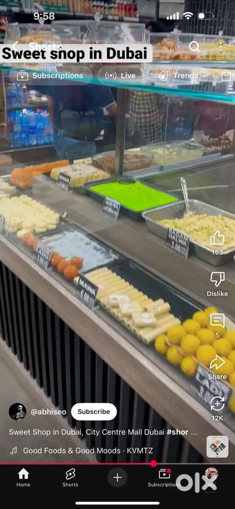 Milk shop work