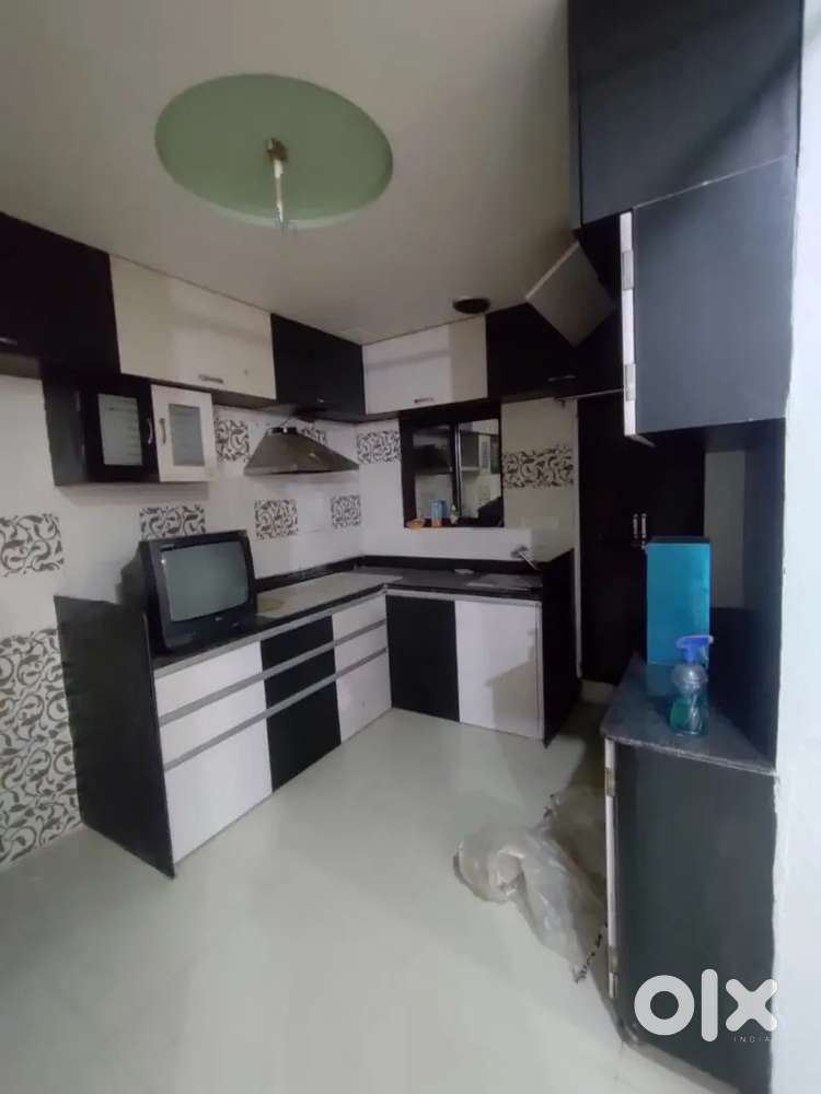 3bhk semi furnished for rent ajwa road