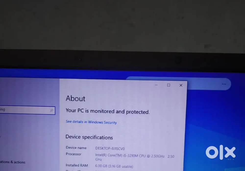 Samsung laptop I5 processor