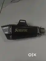 Akrapovic exhaust with v4 bend pipe