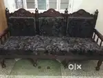 Wooden sofa set