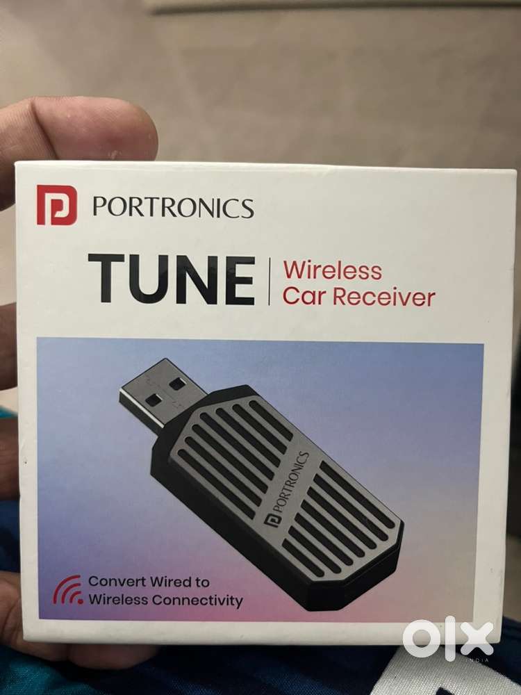 Portronics tune wireless car play 2 days old only