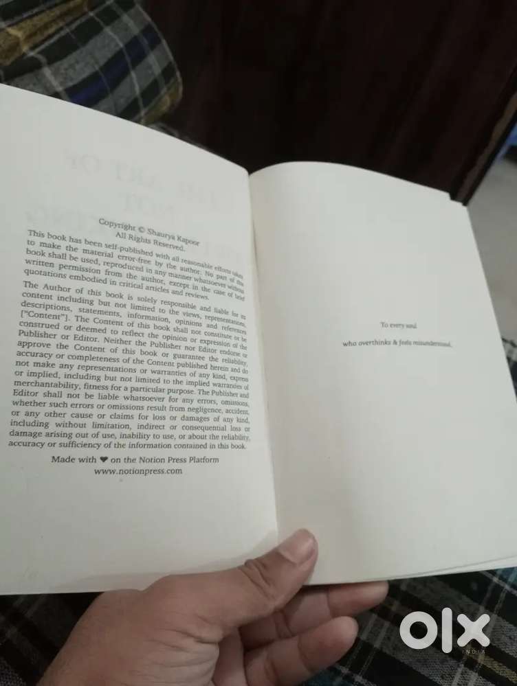 The art of not overthinking by shaurya kapoor