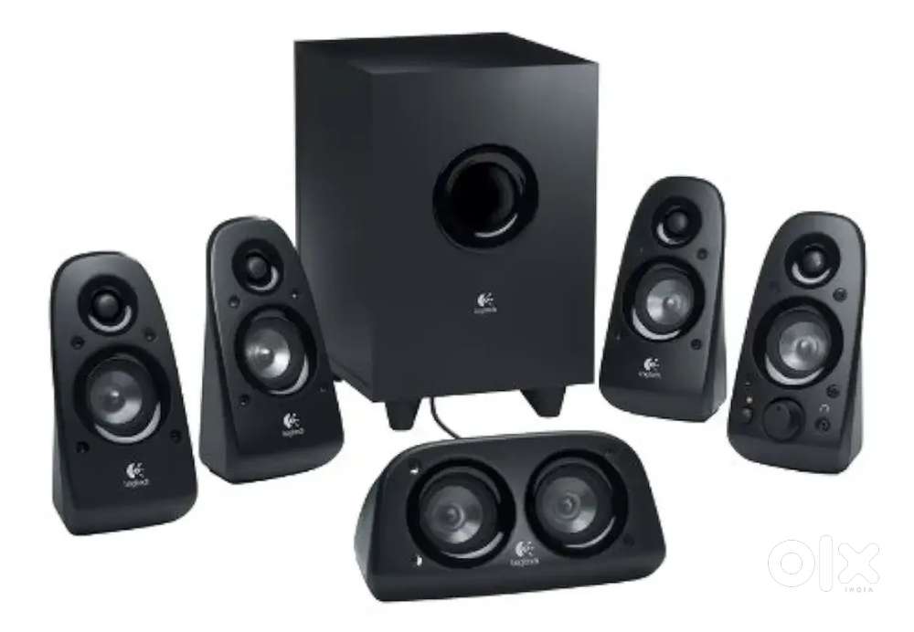 The Logitech Z506 5.1 Channel Surround Sound Speakers and Subwoofer
