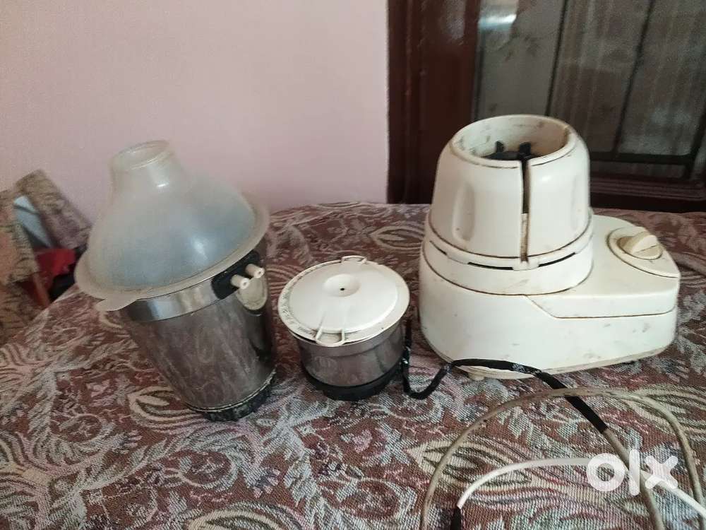 One mixer grinder, one electric toaster