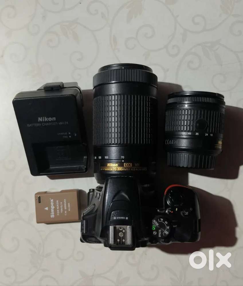 Nikon 5600d with Dual lens Brand New condition Urgent sale