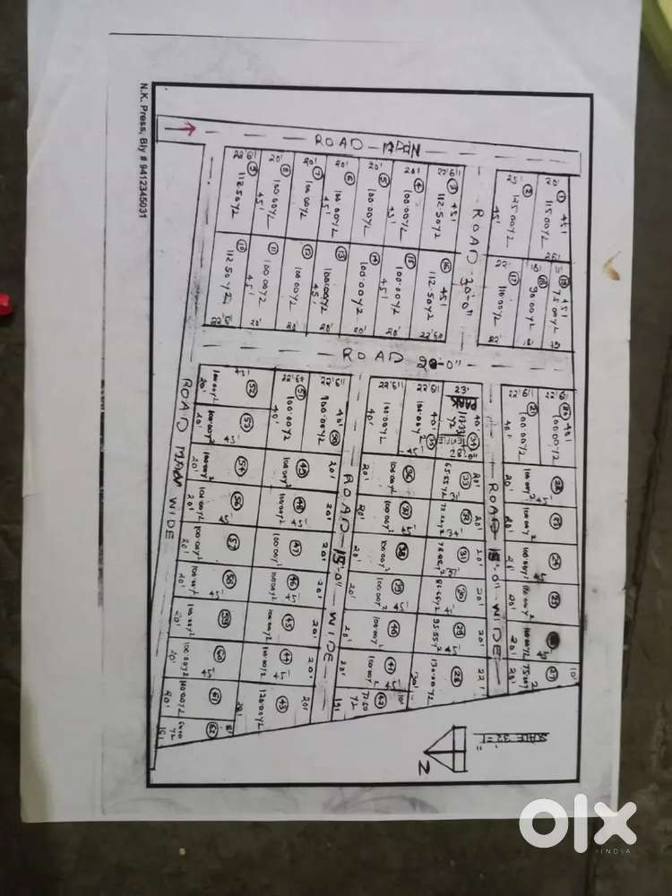 100gaj plot for sale