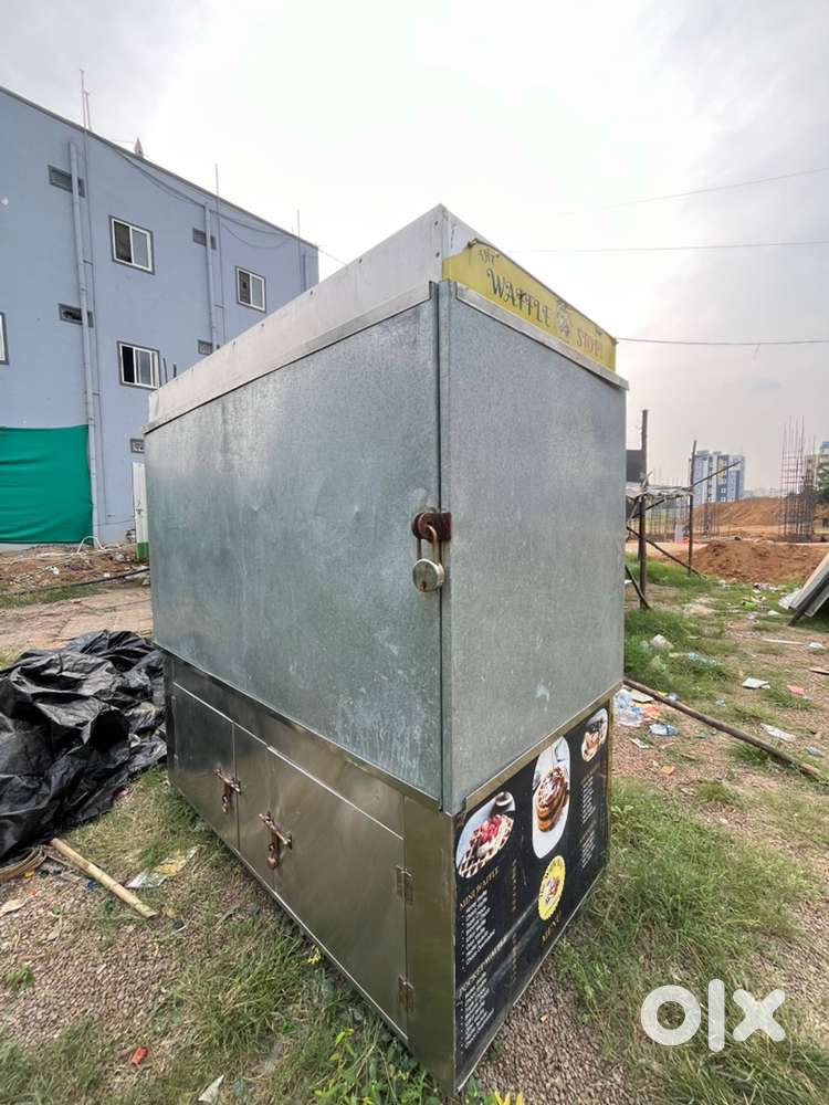 Waffle equipment’s and stall with  whole setup