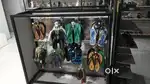 Slippers/ footwea/ clothing showcase dispay unit