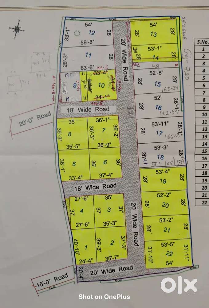 159 Gaj plot for sale 20 Feet RCC Road. Garhwali Colony Kheri Doiwala