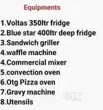 All kitchen setup for cafe , restaurants