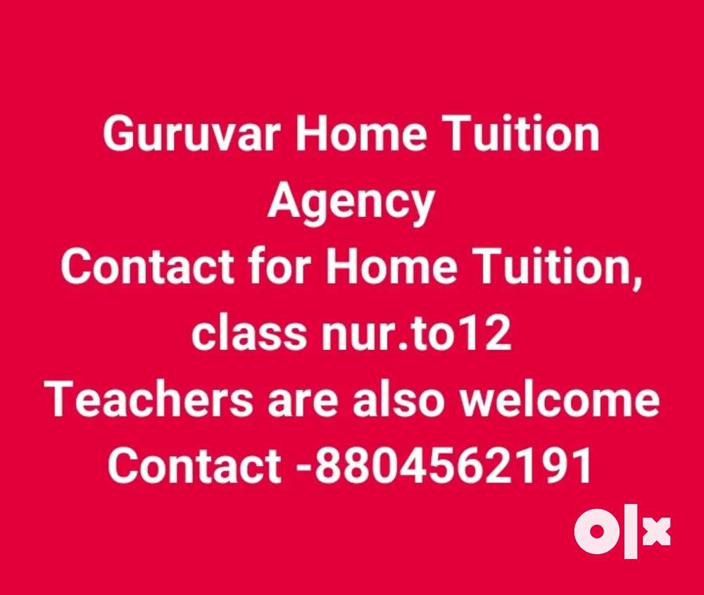 Guruvar Home Tuition Agency