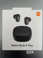 Redmi Buds 6 Play – Model M2420E1 (Black)

– Unused and sealed pack