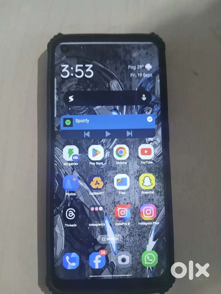 Oppo f 19 6gb ram 125gb ram storage with TVK back skine and 4back case