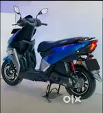 Tvs ntorq 125 cc blue color