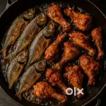 Urgent Chicken & Fish Fry Stall ke 6 Workers Chahiye