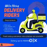 We are hiring delivery associates for leading E-commerce platform