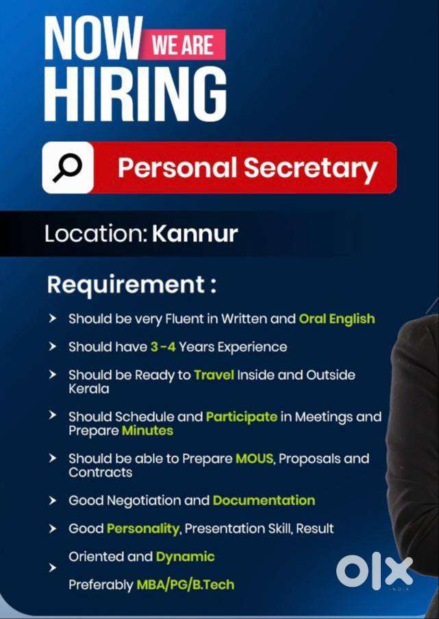 Personal Secretary to MD (Female)