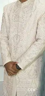 Silk embroidery Sherwani (42-44cm) men