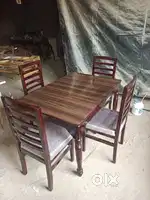 4-seater dining table Teak wood Indian sagwan