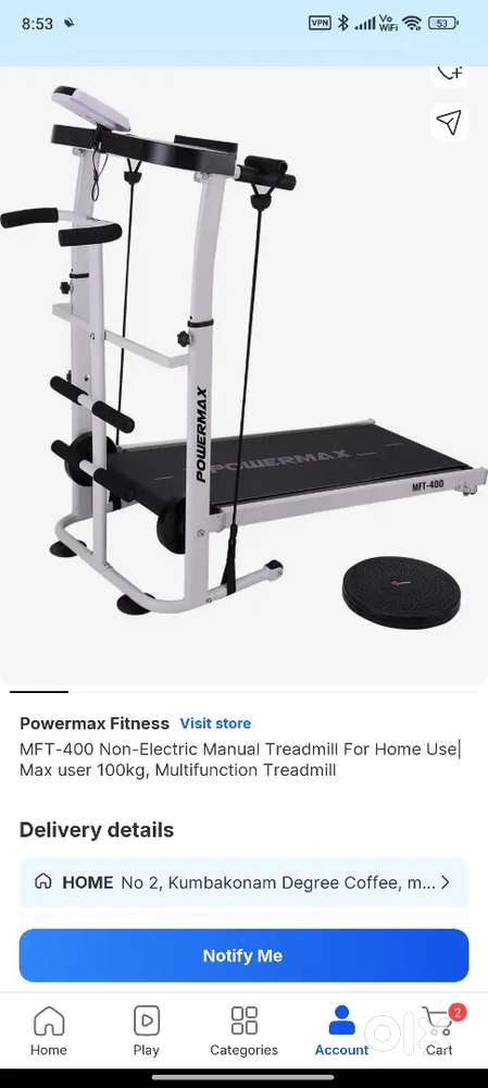 powermax fitness mft-400 manual treadmill