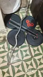 Dumble set 3 kg per plate pvc pipe