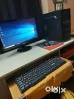 Zebronics full set computer 4gb ram 128ssd 1 year warrenty 19 inch led
