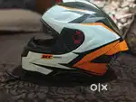 MT Hummer Stark Gloss Fluro Orange Helmet