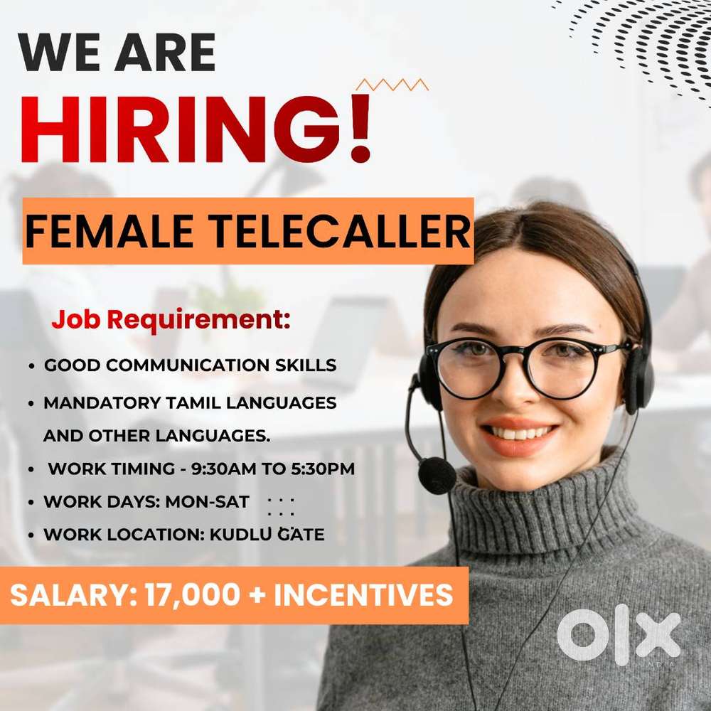 WE ARE LOOKING FOR FEMALE TELECALLERS