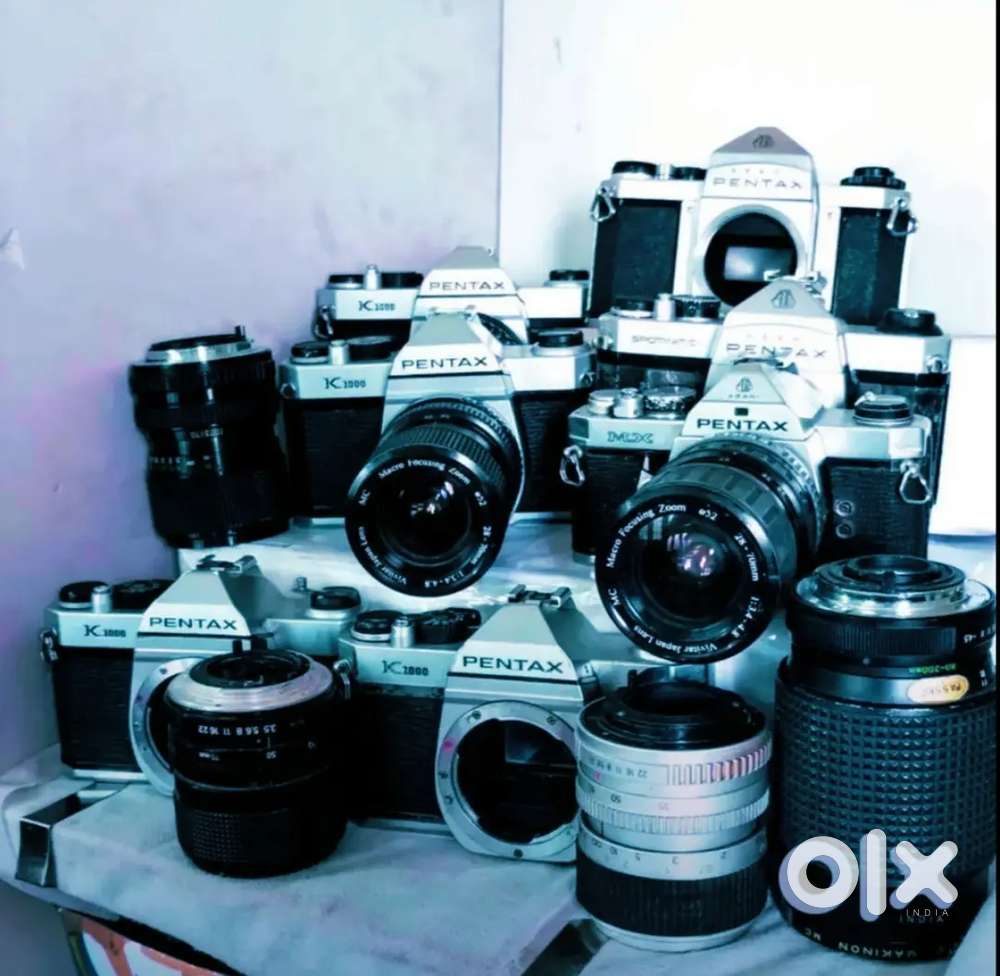 PENTAX K1000 SPOTMATIC, K MOUNT FX Autofocus & MANUAL PRIME, ZOOM LENS