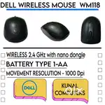 DELL WIRELESS MOUSE WM118t- Qty available