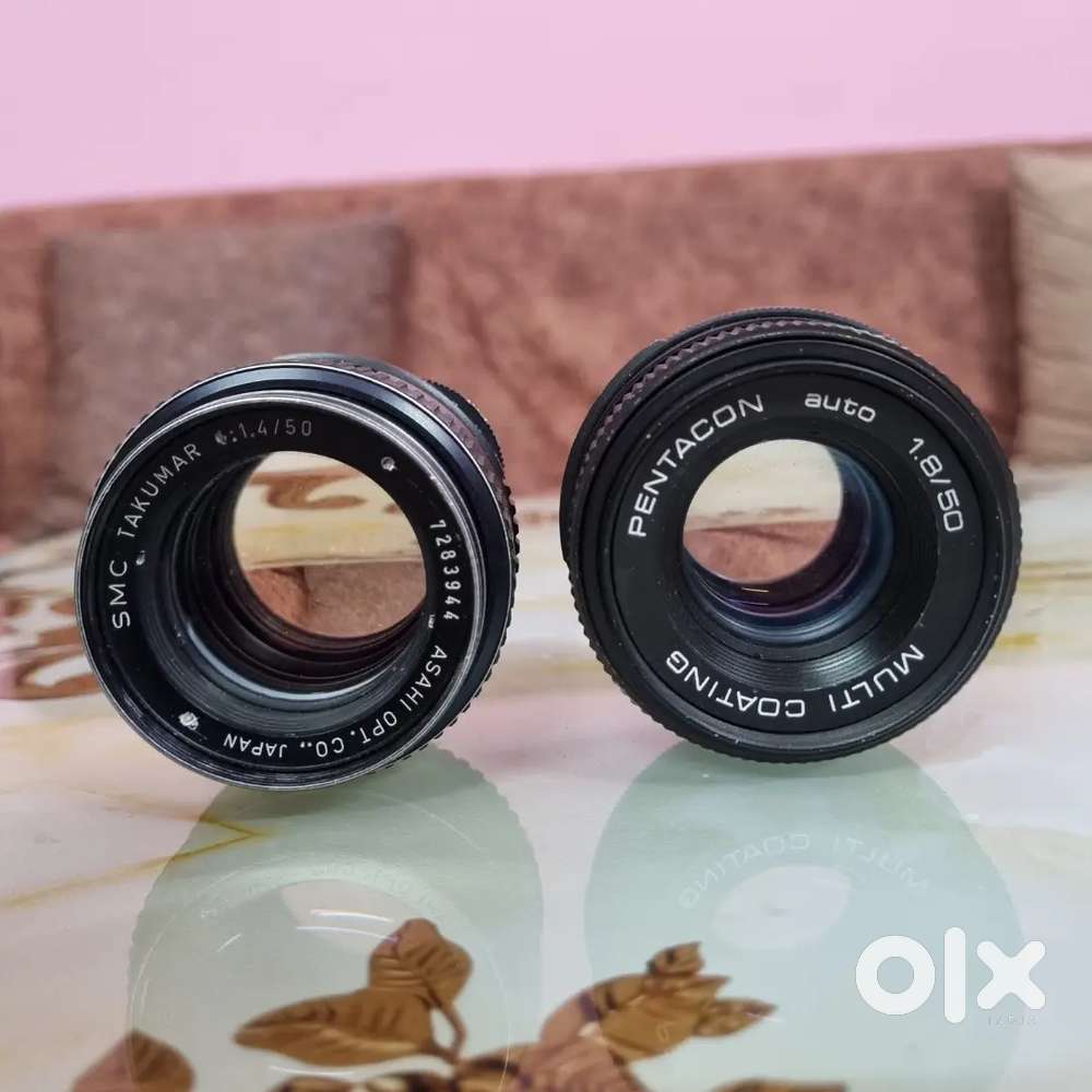 Takumar 50mm 1.4 and Pentacon 50mm 1.8 Vintage Lens - M42 e Mount