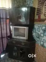 TV LG with TV TROLLEY
