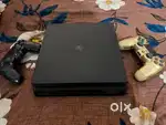 PS4 Slim 1TB (Black) + 2 Controllers - Excellent condition