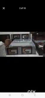 Brand new queen size bed without storage with mattress in wholesale p