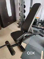 Bench press(normal,incline and decline) and preacher curl bench