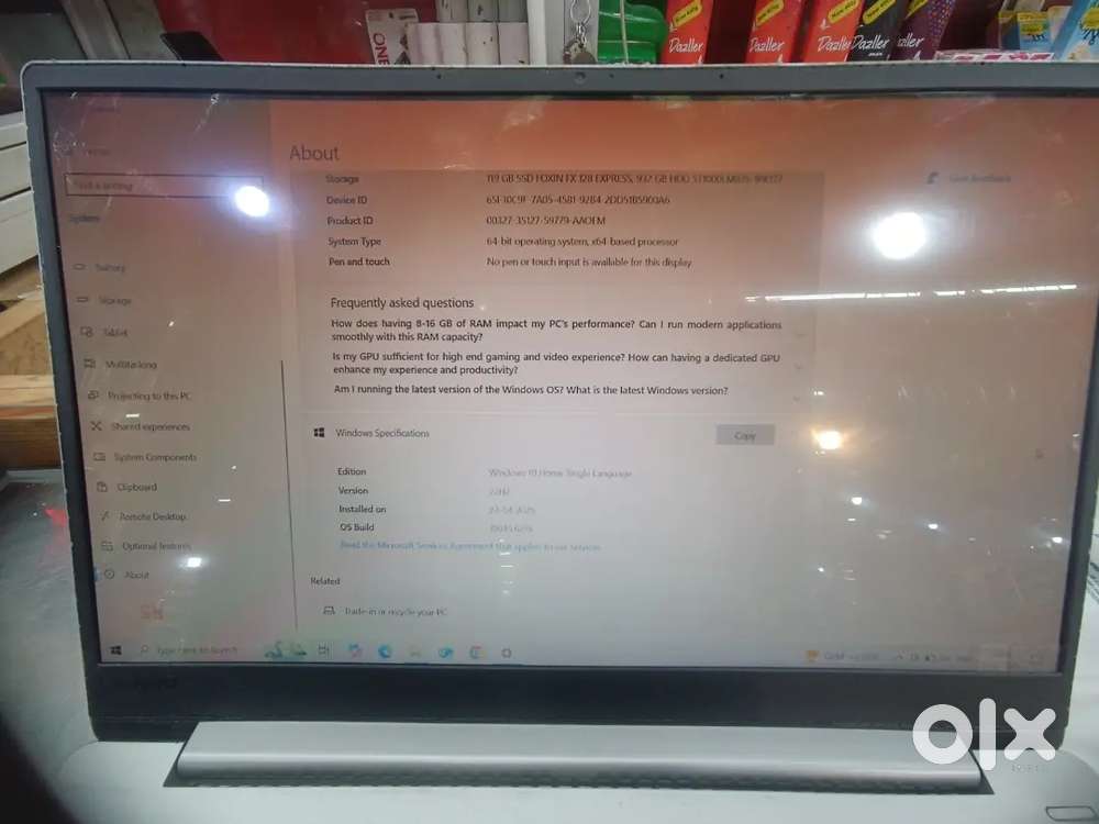 Laptop lenovo