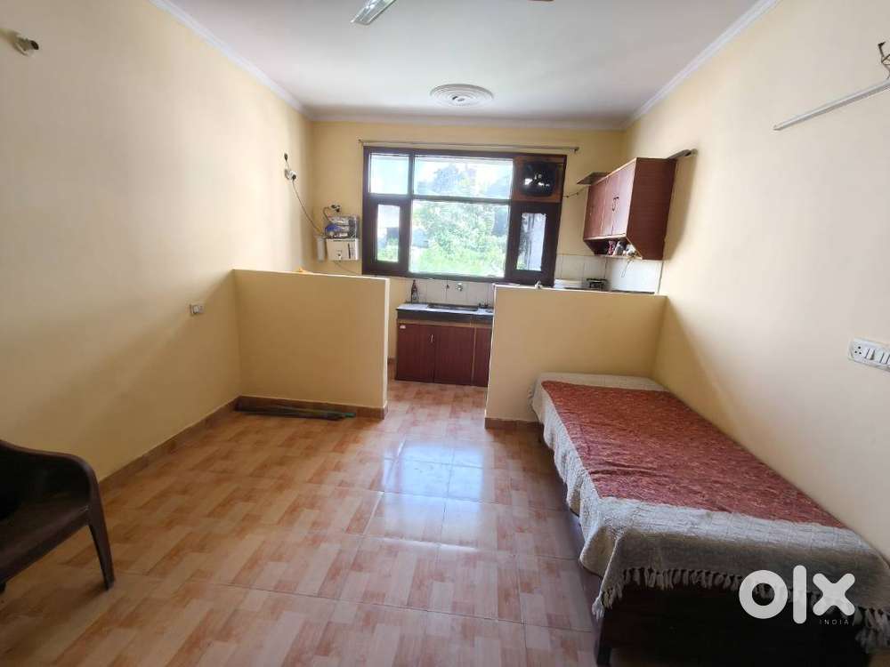 1bhk with drawing room furnished flat gated society peermuchala