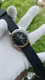 Hmt pilot winding watch black dial