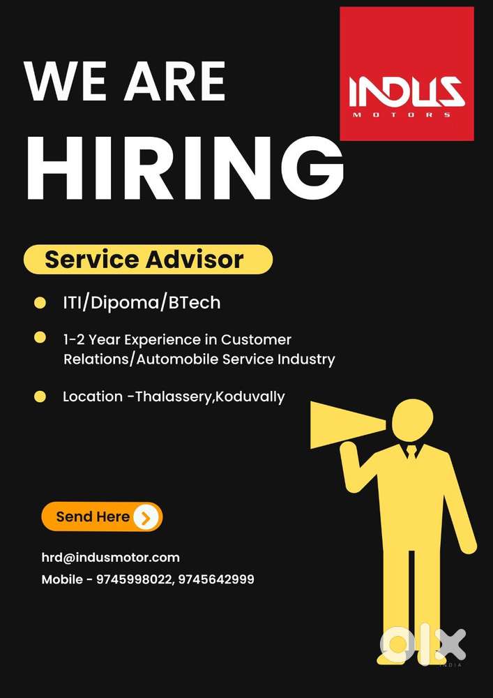 Service Advisor-Thalassery