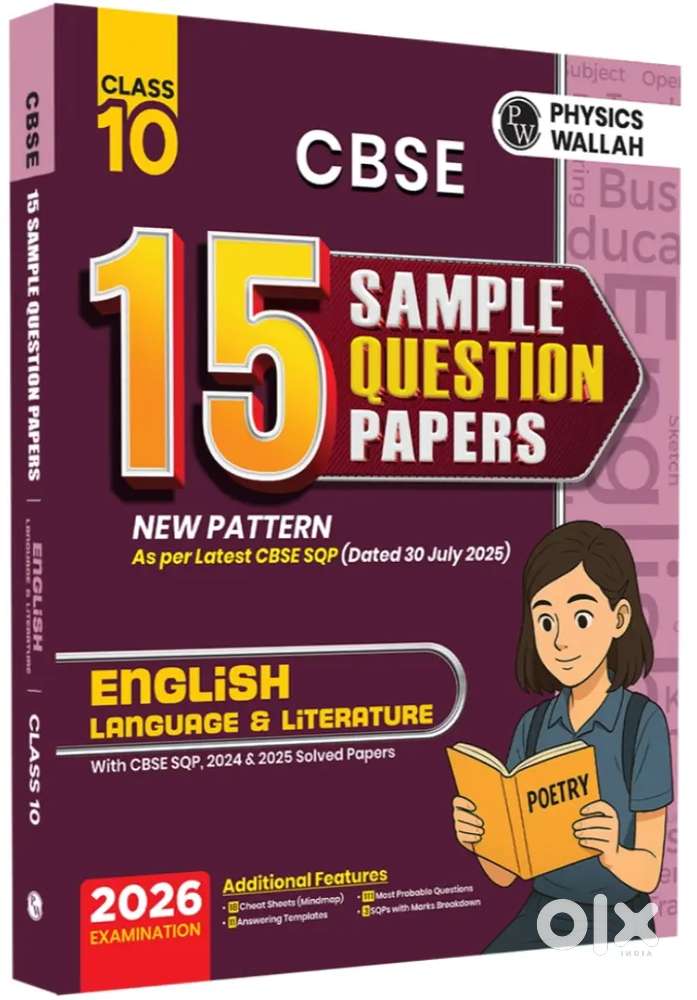 Pw English language & literature Sample paper book Class 10th